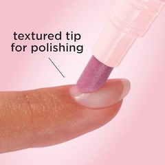 2-in-1 Cuticle Care Pen Ceramic Textured Tip Exfoliates Polishes Smooths Vegan