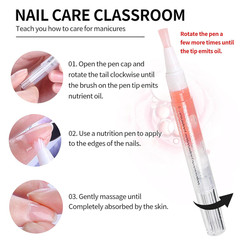 6Pcs Nail Cuticle Oils Nail Nutrition Oil Pen Nail Nourishment Pens 6 Smell Cuti