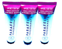 3 BATH & BODY WORKS PARAFFIN POMEGRANATE HAND CREAM 1 FL OZ NEW