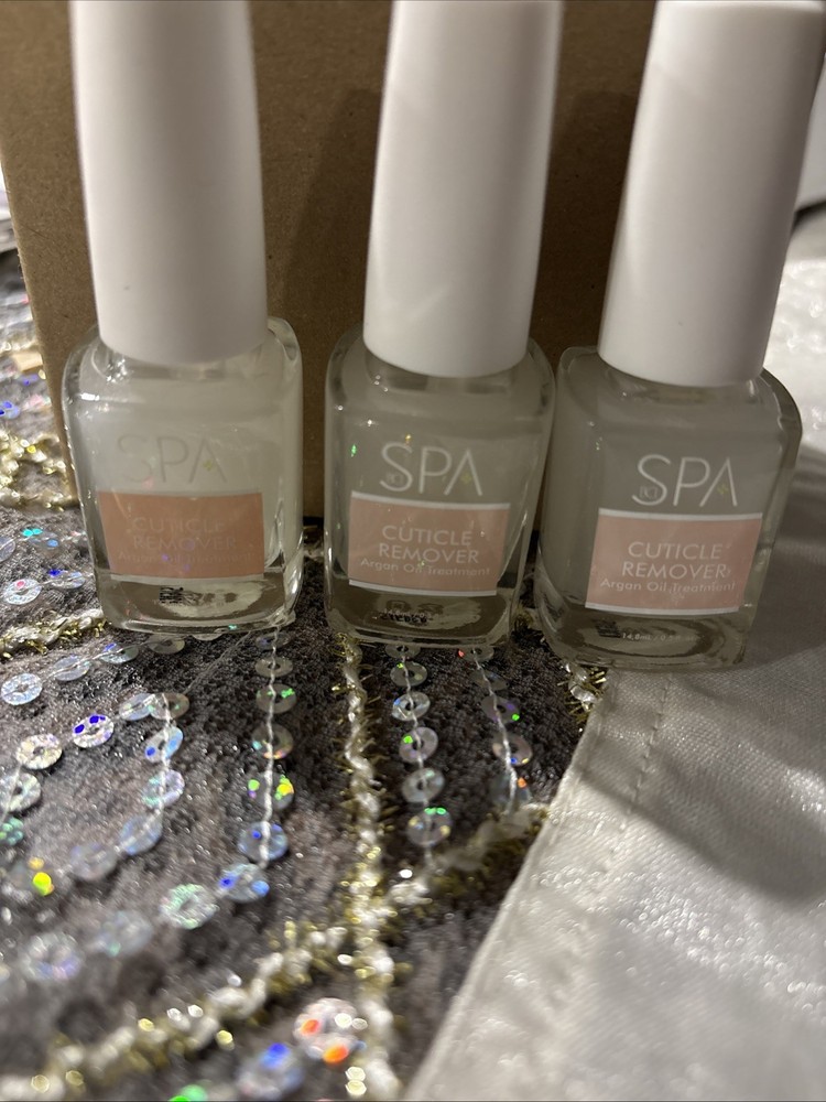 SPA Cuticle Nail Remover Argan Oil Treatment Lot Of 3 PCs