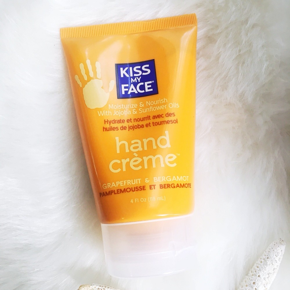 Kiss My Face Hand Cream Grapefruit & Bergamot Moisturizing Jojoba Sunflower Oil