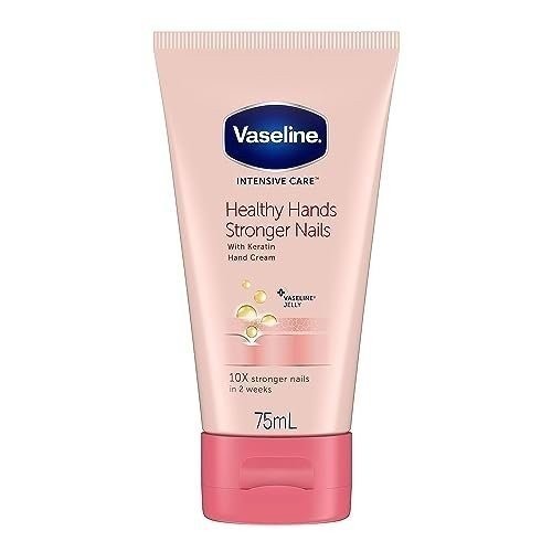 Vaseline Hand Cream for Very Dry Hands, Intensive Care Healthy Hands Stronger…