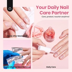 Beetles Cuticle Oil for Nail & 0.5 Fl Oz (Pack of 1), Rose Smell