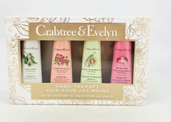 Crabtree Evelyn Hand Therapy Lotion Avocado Pomegranate Almond Pear 4pc Set