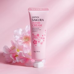 30g Hydrating Hand Cream Moisturizing Sakura Scented Fast-Absorbing Hand Cream