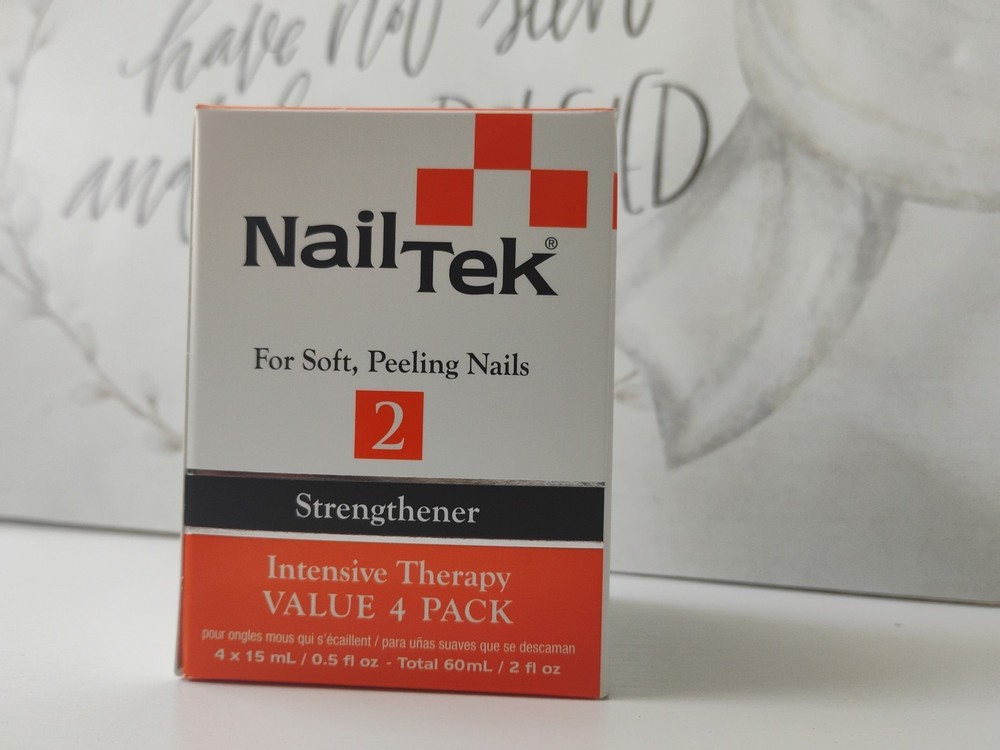 Nail Tek Intensive Therapy 2 Strengthener Pro – Pack of 4 bottles 0.5 oz # 55808