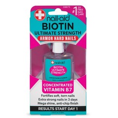 Nail-Aid Biotin Ultimate Strength – Nail Treatment & Strengthener – Clear, 0.55