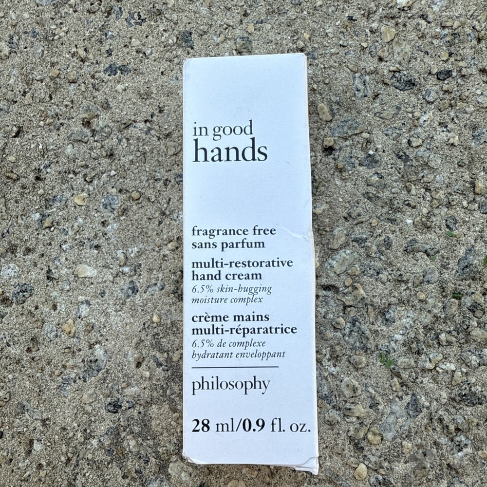 PHILOSOPHY IN GOOD HANDS MULTI RESTORATIVE HAND CREAM ~ 0.9 fl. oz. NEW IN BOX