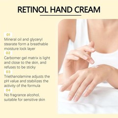 Retinol Hand Cream Moisturize Relief Anti Ageing -50g