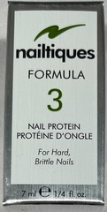 Nailtiques Formula 3 Nail Protein for Hard, Brittle Nails, 0.25 oz.