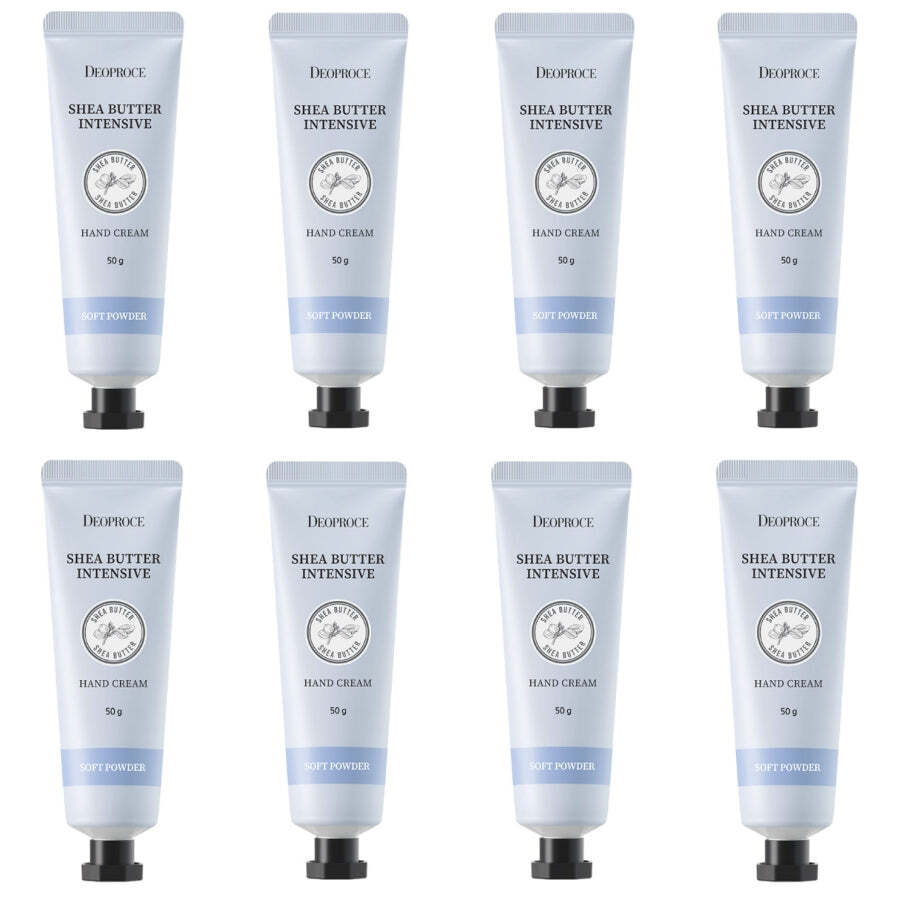 Deoproce Shea Butter Intensive Hand Cream Soft Powder 50g*8Pcs – FREE SHIPPING