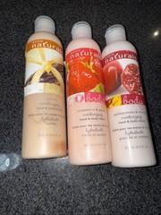 NATURALS Vanilla, Strawberry, PomegranateHand & Body Lotion 8.4 fl. oz. Lot Of 3