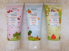 JEJU Hand Cream 50ml x 3EA Camellia Flower+Sweet Hallabong+Tangerine Flower