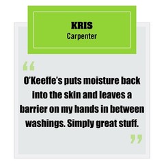 O’Keeffe’s Working Hands Hand Cream, 3.4 ounce Jar, (Pack of 6)