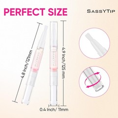 SASSYTIP Nail Strengthen Oil Pen | 0.07 Fl Oz (Pack of 1), Clear
