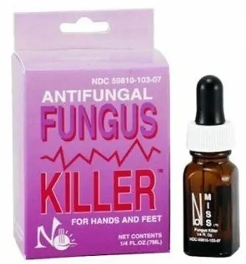 No Miss Antifungal Fungus Killer for hands and feet 1/4 fl.oz. 7ml (New Bottle)