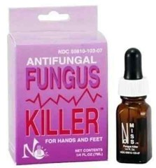 No Miss Antifungal Fungus Killer for hands and feet 1/4 fl.oz. 7ml (New Bottle)