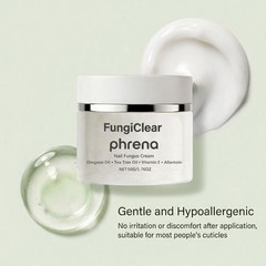 FungiClear Nail & Toenail Care Cream, Phrena Natural Formula With Tea Tree Oil