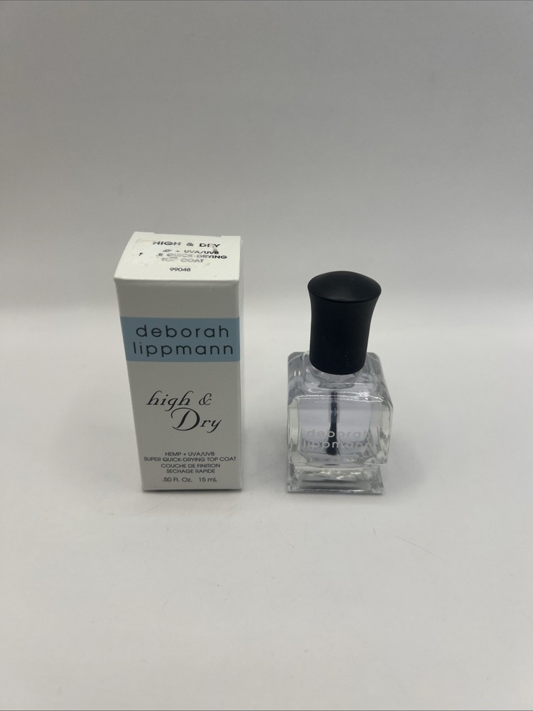 Deborah Lippmann High and Dry Top Coat 15ml/0.5oz Brand New