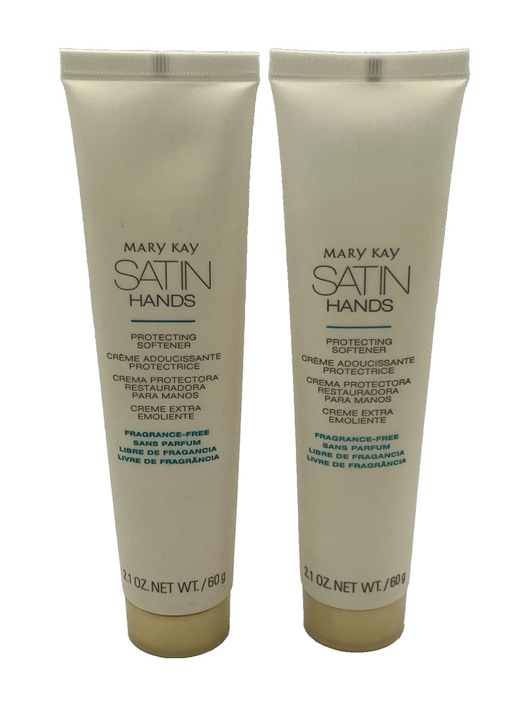 MARY KAY SATIN HANDS PROTECTING SOFTENER LOT of 2 NEW