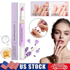 3-In-1Cuticle Oil Pusher Pen, Ceramic Cuticle Oil Cuticle Pusher Nail Oil Pen fo