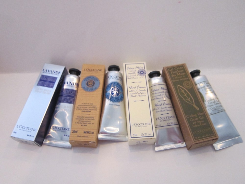 NIB L’Occitane Hand Cream Shea Butter, Lavender, Lavande, or Verbena Travel Sz!!