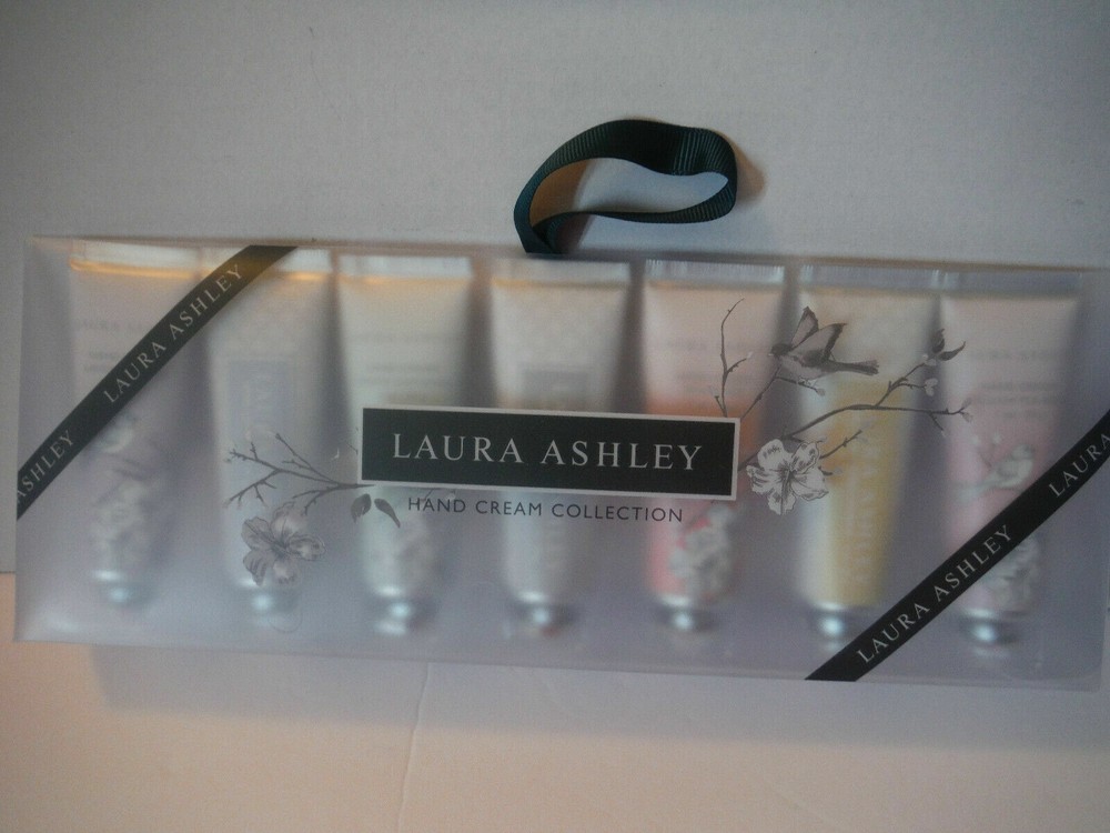 NEW 7 Pc Set LAURA ASHLEY Hand Cream Collection 1 oz. ea Scented