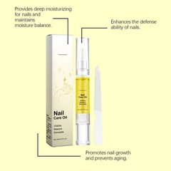 Nail Growth Oil for Hydration & Cuticle Strengthening Natural Nail Health Care