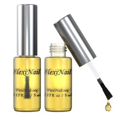 FlexiNail Penetrating Fingernail 1 Count (Pack of 2), light golden yellow