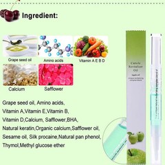 Nail Nutritional Oil Pen 9 Scent Nail Care Cuticle Regeneration Oil Preventive
