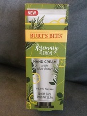 BURT’S BEES ROSEMARY & LEMON HAND CREAM W/ SHEA BUTTER 1 OZ – READ DESCRIPTION