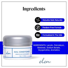 Elon Lanolin-Rich Nail Conditioner , Strengthens Nails & Protects Cuticles ,