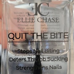 Ellie Chase Quit The Bite Nail Treatment Stops Biting Thumb Sucking 0.5 Fl. Oz.