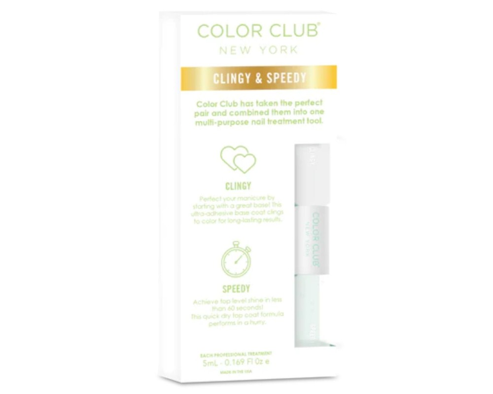 Color Club Before & After Treatment Duo – Clingy & Speedy – 5ml /0.169oz