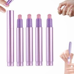 5Pcs 2-in-1 Ceramic Cuticle Pushers & Oil Pens for Nail Care, Manicure & Pedicur
