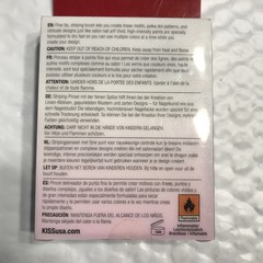 KISS Nail Art Paints w/ Bonus Stickers 54403 MDK01 UNSEALED nib