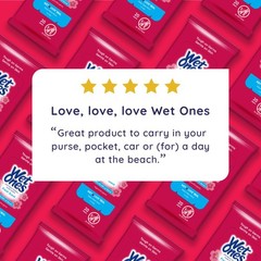 Wet Ones Antibacterial Hand Wipes, Fresh Scent, 20 Count (Pack of 10), wipes