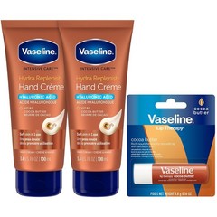 Vaseline Hand Cream 2-Pack – Hydra Replenish Crème with 3.4 Fl Oz (Pack of 2)