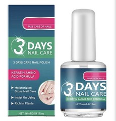 3 Days Nail Care Nail Polish Keratin Amino Acid Formula , 16ml., Exp.01/01/2029