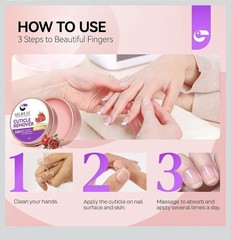 NIB! Gelike EC Cuticle Softener Remover Balm “The Taste Of Pomegranate” 20g