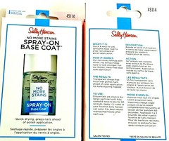 2 Box Sally Hansen Spray On Base Coat No More Stains 0.37 fl oz (11 ml)Quick Dry