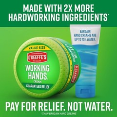 O’Keeffe’s Working Hands Hand Cream – 6.8 oz Jar for Extreme Dryness Relief