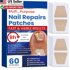 60PCS Fungal Nail Patches Toenail Fungus Treatment Hydrogel Repair Pads FROM USA