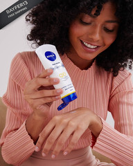 NIVEA Rejuvenating Hand Cream Anti-Age Care Q10 100 ml 3.38 Fl Oz (Pack of 1)