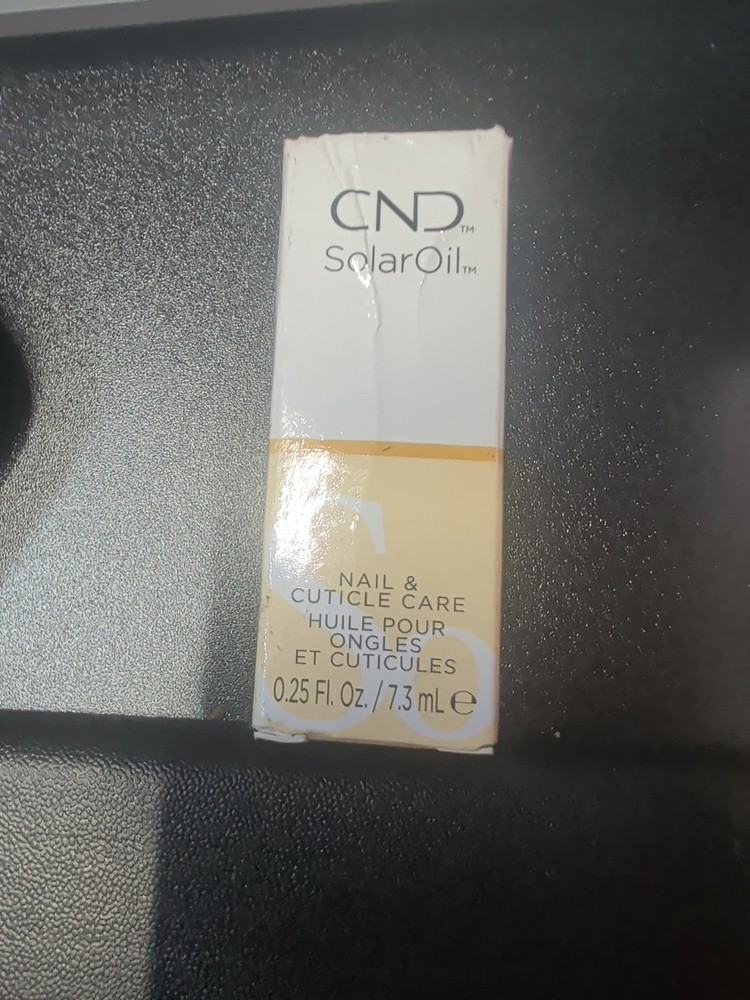 cnd solar oil .25 oz new box