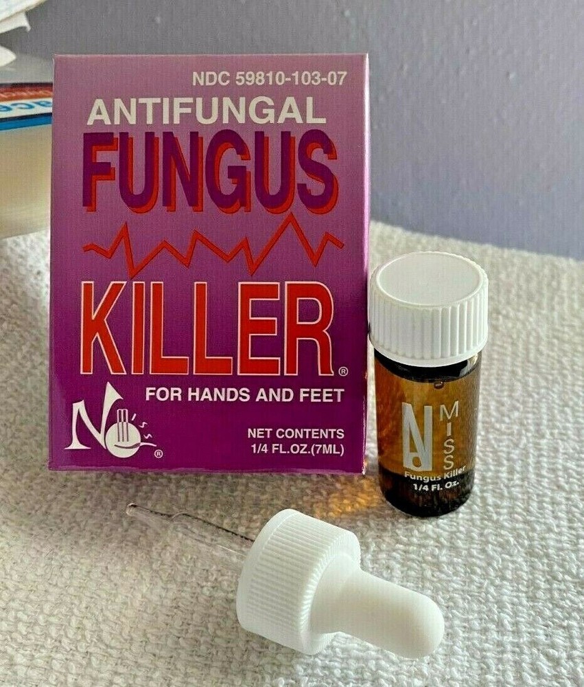 No Miss Antifungal Fungus Killer for hands and feet 1/4 fl.oz. 7ml (New Bottle)