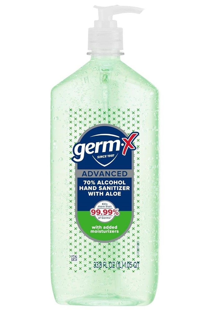 Germ-X Advanced Hand Sanitizer with Aloe and Vitamin 33.8 Fl Oz (Pack of 1)