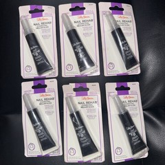 Sally Hansen Nail Rehab Charcoal Resurfacer, 0.4 FL OZ, Lot of 6, Free Shipping