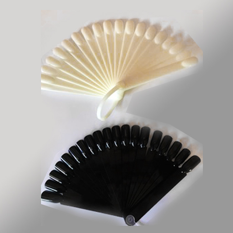 Tips Abanico Display Color: Black #411527