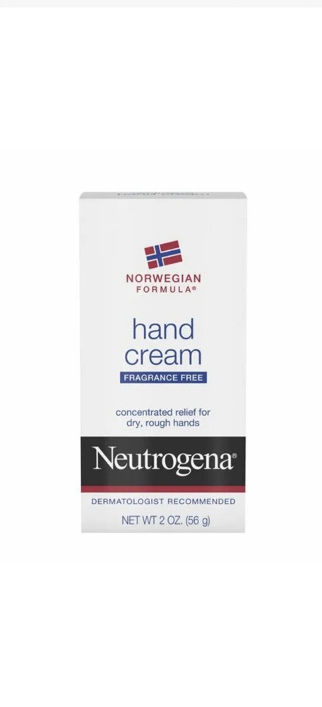 Neutrogena Norwegian Formula Dry Hand Cream Fragrance-Free 2 oz Travel